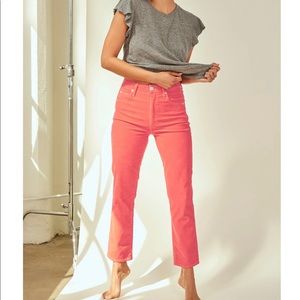 AMO Cloe crop corduroy trousers by Free People